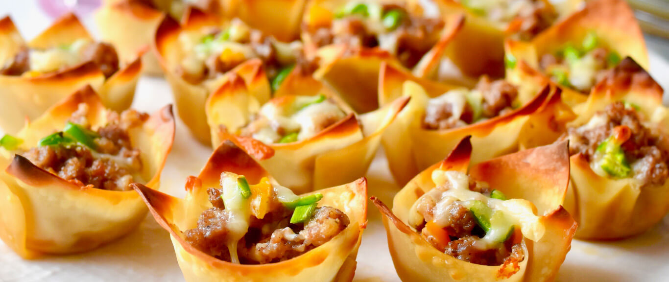 Sausage & Cheese Wontons | Swaggerty's Farm