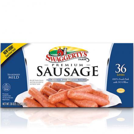 For The Gourmet  Bison Wiener Sausage Frozen - 3.2 oz links, 10# Case