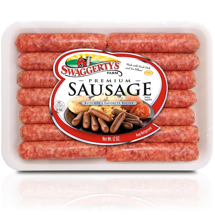 Premium Breakfast Sausage Links 12oz Swaggerty's Farm