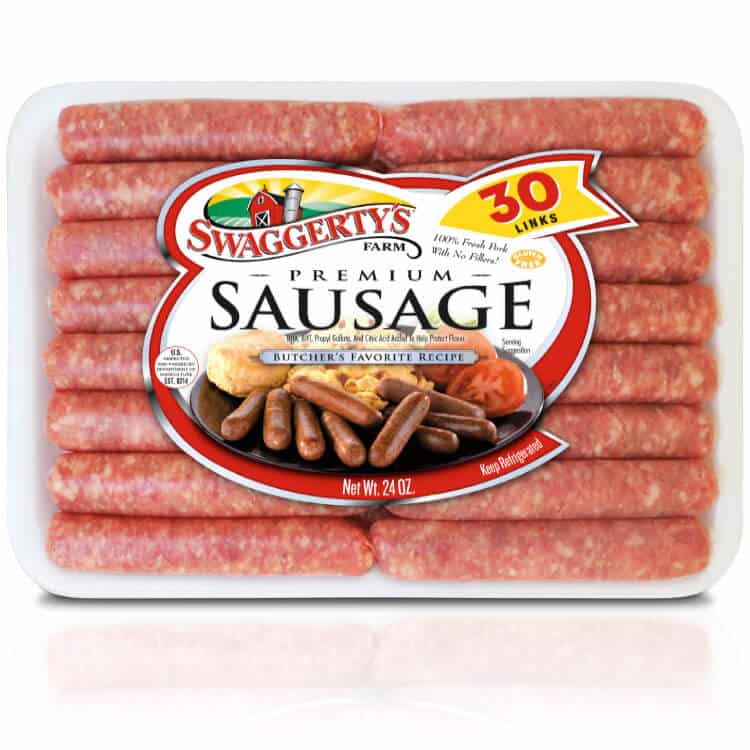 Premium Breakfast Sausage Links – (24oz Tray)