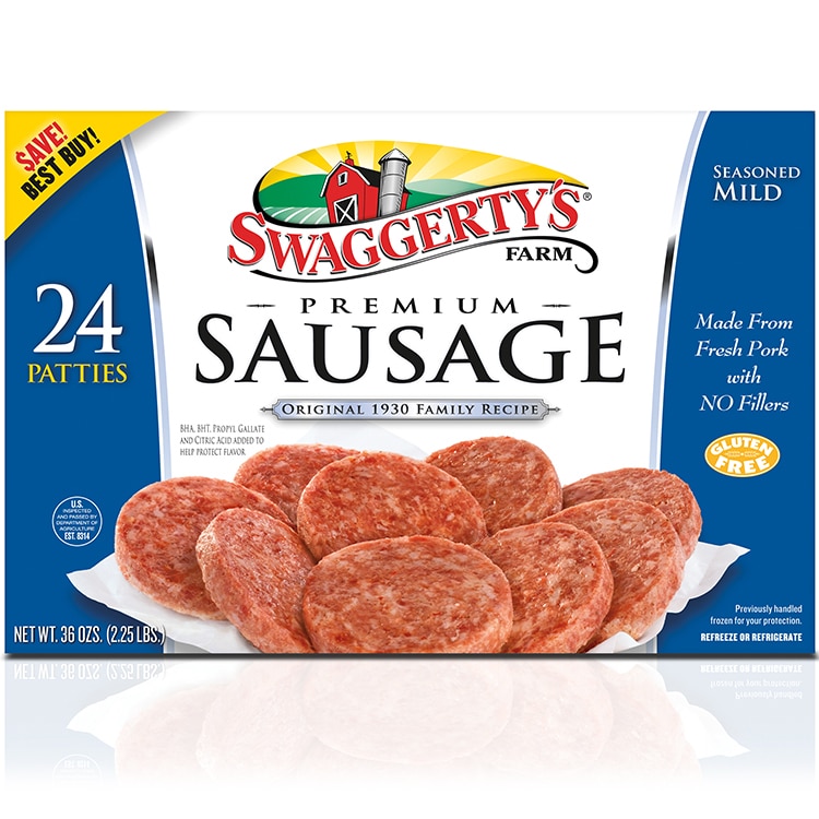 Breakfast Sausage Patties – Mild (24ct)