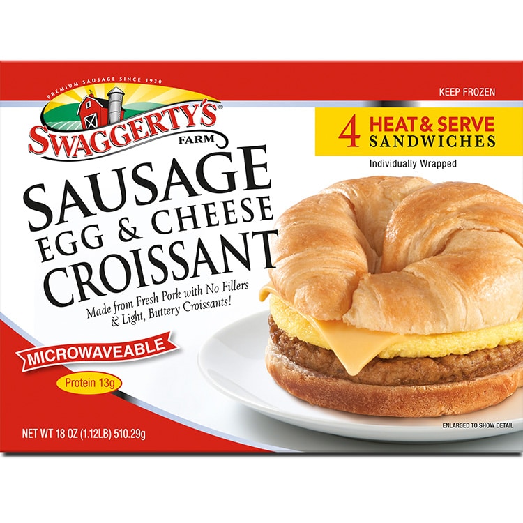 Breakfast Sandwich – Sausage Egg and Cheese Croissant