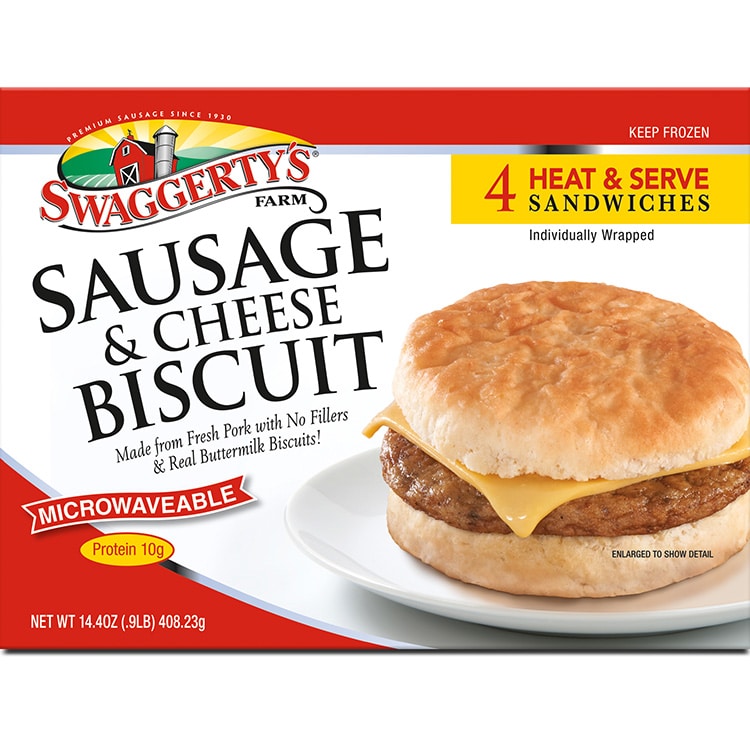 Breakfast Sandwich – Sausage and Cheese Buttermilk Biscuit