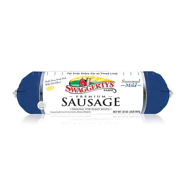 Premium Pork Sausage – Mild (2lb roll)